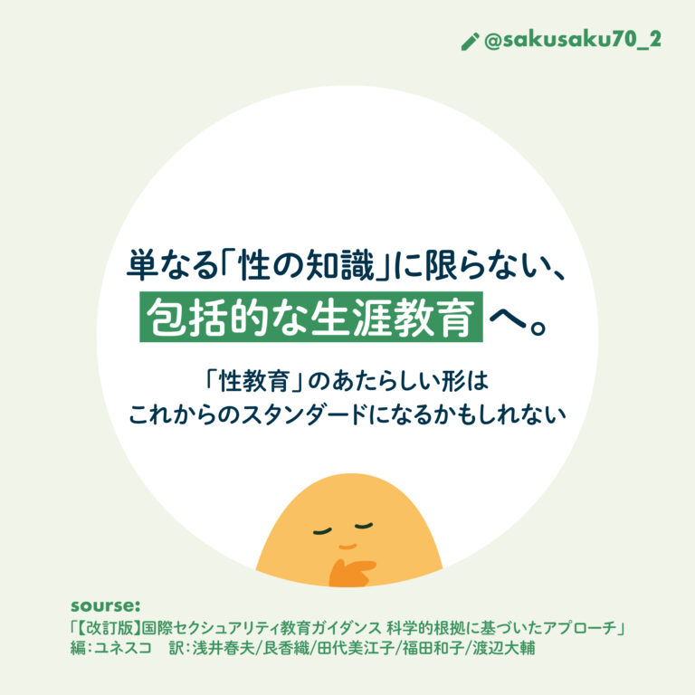 ビジュアルコンテンツで伝える『SDGs』〜「包括的セクシュアリティ教育」ってなんだ?〜 カタリスト for edu